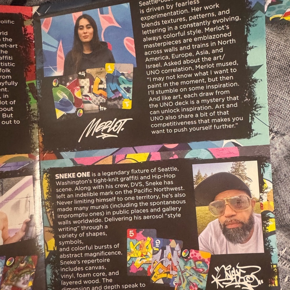 Mattel UNO Card Game - Exclusive Museum of Graffiti - Picture 8 of 11
